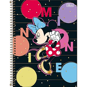 CADERNO ESPIRAL CAPA DURA 1 MATÉRIA MINNIE 80 FLS - TILIBRA