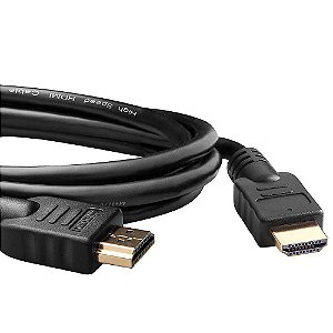 Cabo HDMI 2.0v 3D Ready 4K de 2,5 Metros HD25 - ELG - Preto