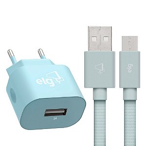 Kit Carregador Micro Usb ELG Kt510wlbe 1m