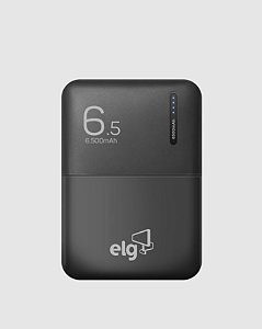 Carregador Portátil ELG Power Bank USB 6500mah PB65