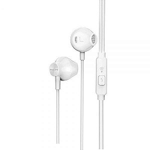 Fone de Ouvido Philips com microfone TAUE101WT/00 Branco