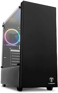 Gabinete Gamer T-dagger Cube Black Mid Tower Vidro Temperado