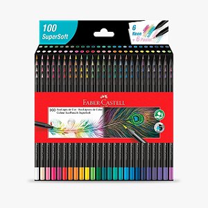 Lapis De Cor 100 Cores Supersoft Faber-Castell