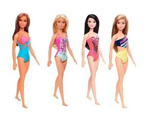 Boneca Barbie Fashionista Moda Praia Sortida Mattel