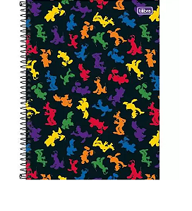 Caderno Espiral Universitário 10 Matérias Mickey 160 Folhas Sortido