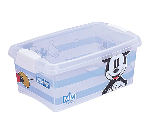 Caixa Organizadora com Trava Mickey Mouse Disney  4,2 Litros Plasútil