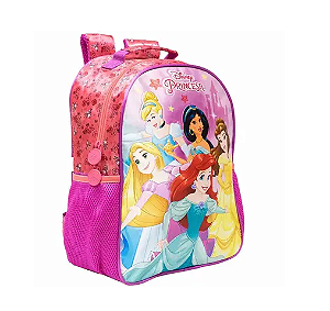 Mochila De Costas Infantil Princesas Grande R2 Xeryus