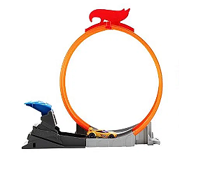 Brinquedo Pista Hot Wheels Acrobacia Lançador Carrinho fth79