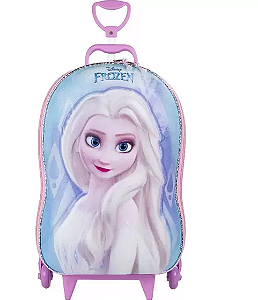 Mochila Rodinhas 3D Frozen Elsa Disney - Maxtoy