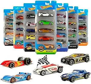 Hot Wheels Pacote 5 carros SORTIDOS
