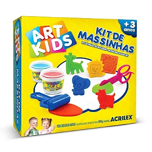 kit Massa de Modelar 7 Art Kids Ref.40007 Acrilex
