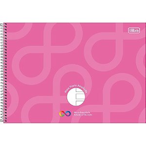 Caderno Espiral Capa Dura Meia Pauta Ampliada Tilibra Neuro 40 Fls - Sortido