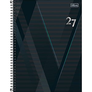 Agenda Espiral Executiva 20 x 27,5 cm Spot Masculina 2027 Tilibra