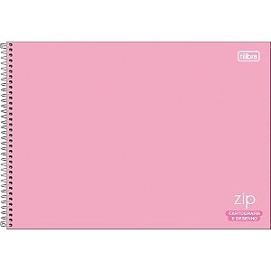 Caderno de Cartografia e Desenho Espiral Capa Dura Zip Colors 80 Folhas