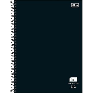 Caderno Quadriculado 1x1 mm Espiral Capa Dura Universitário Zip 80 Folhas Tilibra
