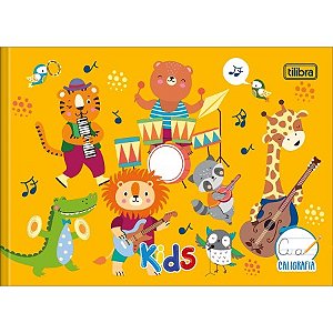 Caderno de Caligrafia Horizontal Brochura Capa Dura Kids 40 Fls Tilibra