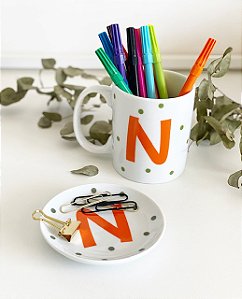 Kit Caneca e Pratinho Colors - N