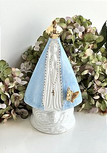 Nossa Senhora Blue Borboleta Ouro