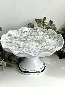 Boleira Ondas Toile Oliva