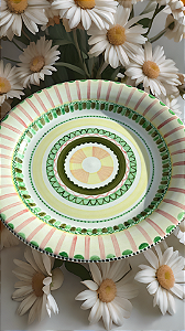 Prato Boleira Vintage Candy