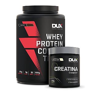 Combo Creatina Creapure 300g + Whey Concentrado 900g - DUX