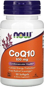 Coq 10 Now Foods 100mg 50 Softgels