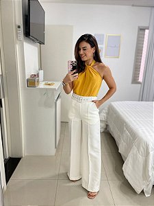 Blusa Luísa- Amarela