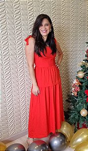 Vestido Midi com alças ajustáveis - Vestido Merry