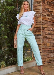 Calça Mom Jeans - Calça Patrícia