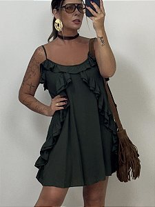 VESTIDO BOHÊMIA VERDE (AR25-0485)