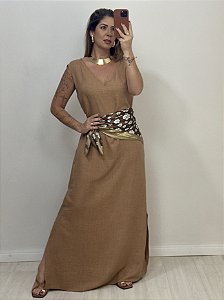 VESTIDO ALICIA CAPUCCINO  (AR25-1452)