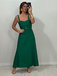 VESTIDO DÉBORA VERDE BANDEIRA (AR25-2178)