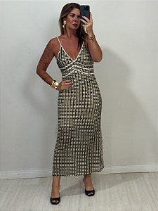 VESTIDO CROCHE P/B (AR25-2050)