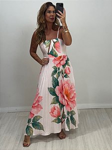 VESTIDO SOFIA ROSA/VERDE (AR25-2467)