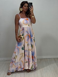 VESTIDO SOFIA OFF/LILAS (AR25-2465)