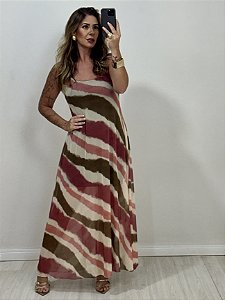 VESTIDO CRISTINA VERDE/BORDO (AR25-2512)