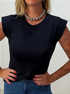 BLUSA MUSCLE TEE PRETA (AR25-2606)