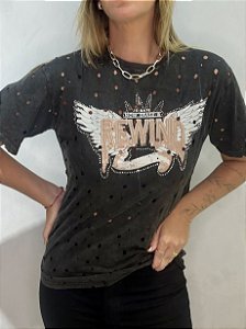 T SHIRT REWIND PRETA (AR26-186)