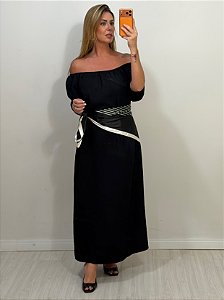 VESTIDO MONALISA PRETO (AR26-137)