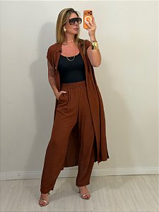 CONJUNTO MIRELA MARROM (AR26-263)