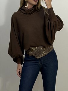 BLUSA CARINA MARROM (AR26-579)