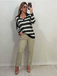 BLUSA FERNANDA LISTRADA VERDE (AR26-559)