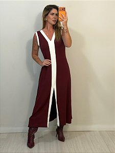 VESTIDO GABRIELA VINHO (AR26-667)