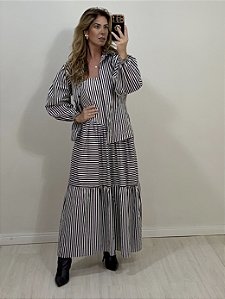 CONJUNTO LISTRADO PRETO (AR26-704)