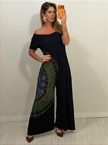 MACACÃO ARTESANAL PRETO/AZUL (AR26-870)