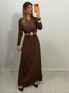 VESTIDO LUNA MARROM (AR26-803)