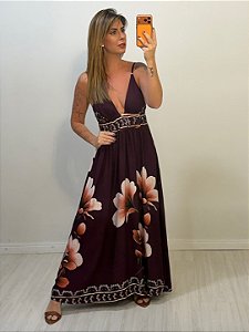 VESTIDO LUCIANA VINHO (AR26-956)