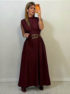 VESTIDO AURORA VINHO (AR26-1039)