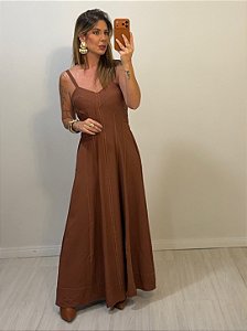 VESTIDO LIZ MARROM (AR26-1011)