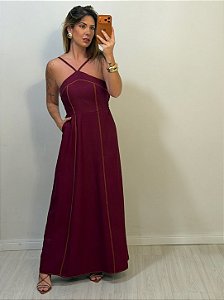 VESTIDO SUELEN VINHO (AR26-1009)